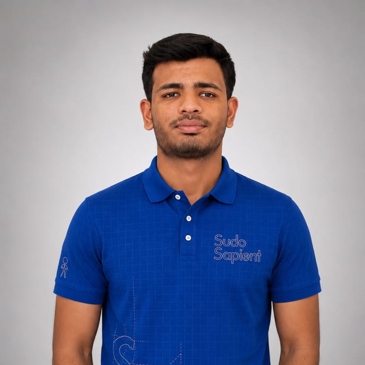 Janith Reddy, Senior Developer at Sudo Sapient